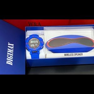 Brand New With Box Digimax Watch & Wireless Speaker Gift Set